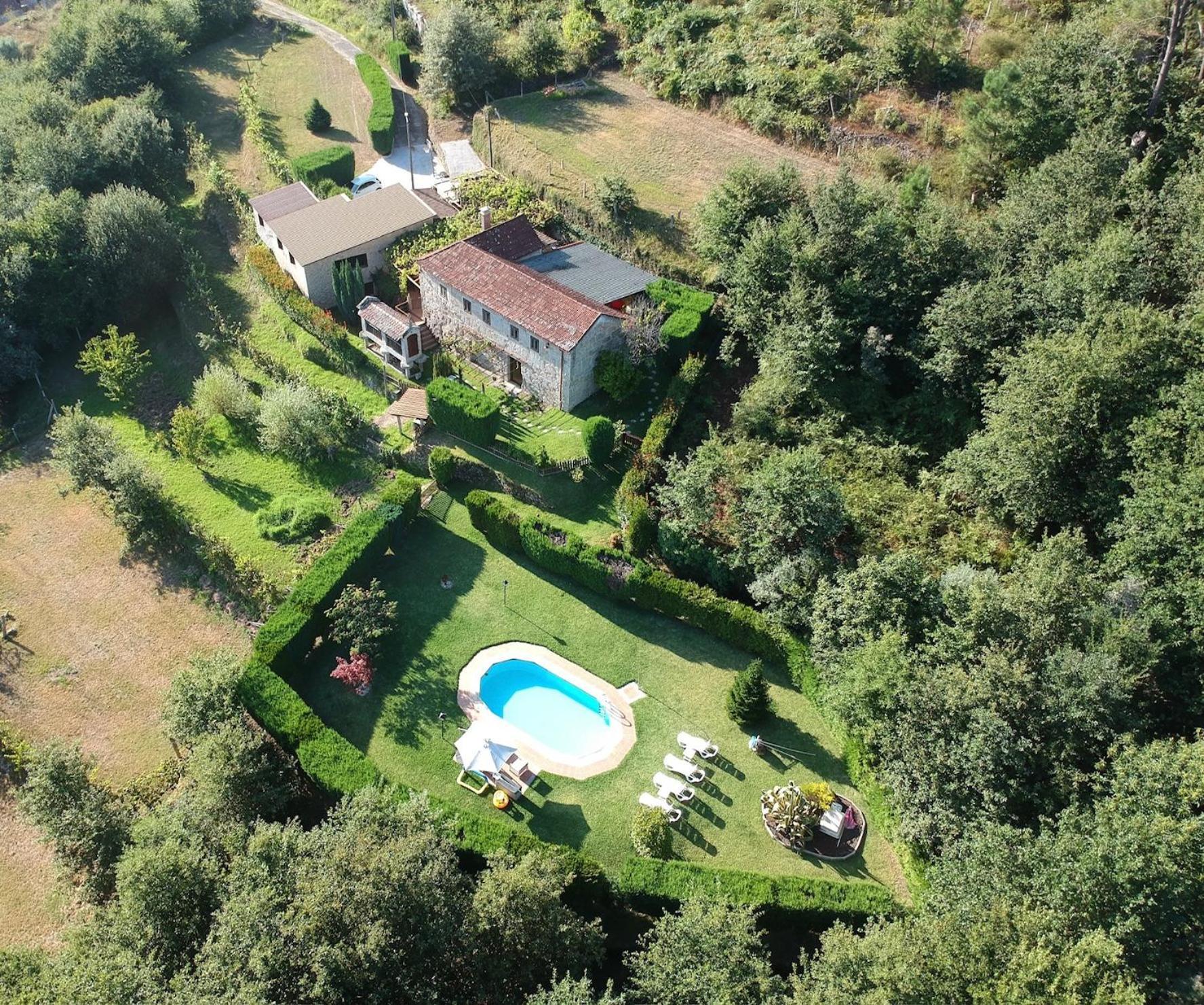 Casa Rural O Carballo Da Pedra La Caniza Eksteriør bilde