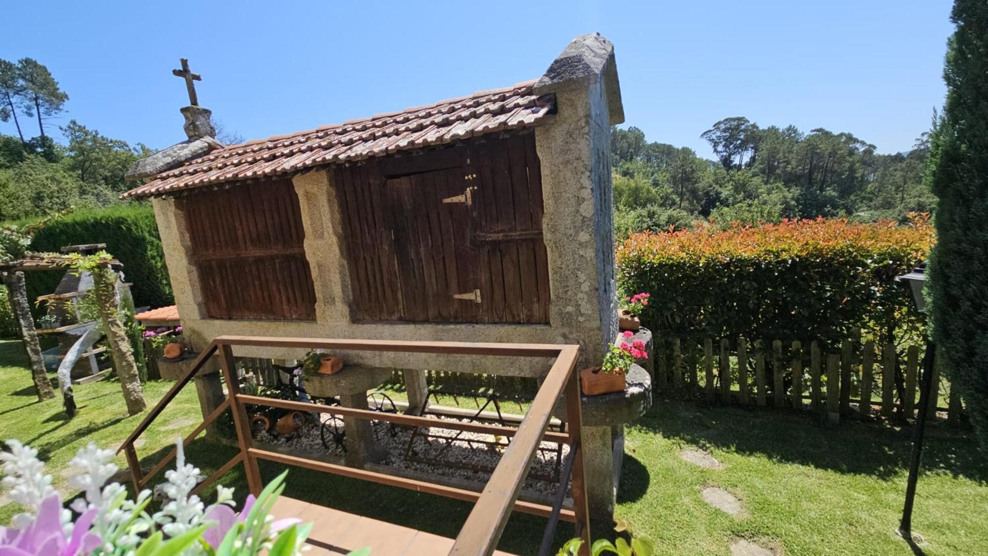 Casa Rural O Carballo Da Pedra La Caniza Eksteriør bilde